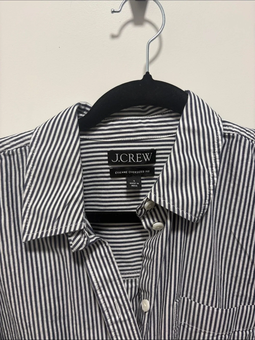 J Crew Etienne oversized button down shirt
